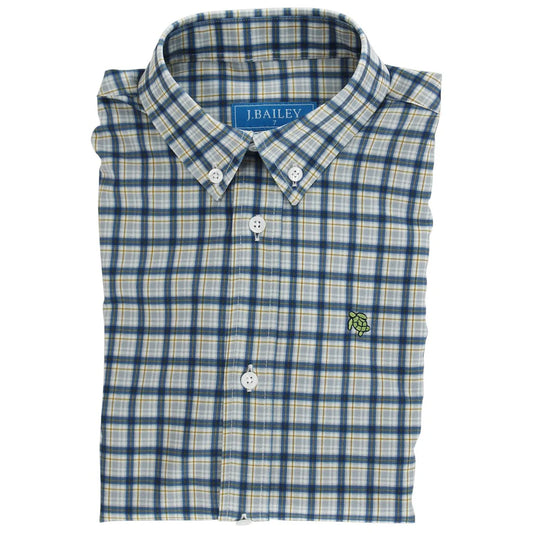Performance Button Down- Stone