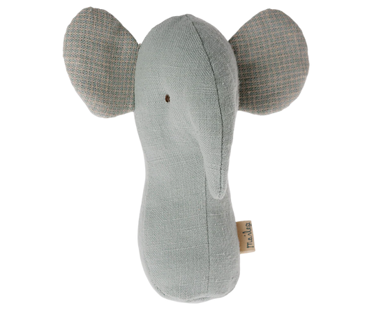 Lullaby Friend- Elephant Rattle light dusty blue