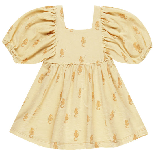 Yellow Seahorse Dress by Rylee + Cru