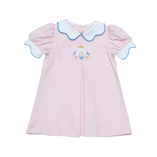 Carriage Ella Dress- Pink Knit