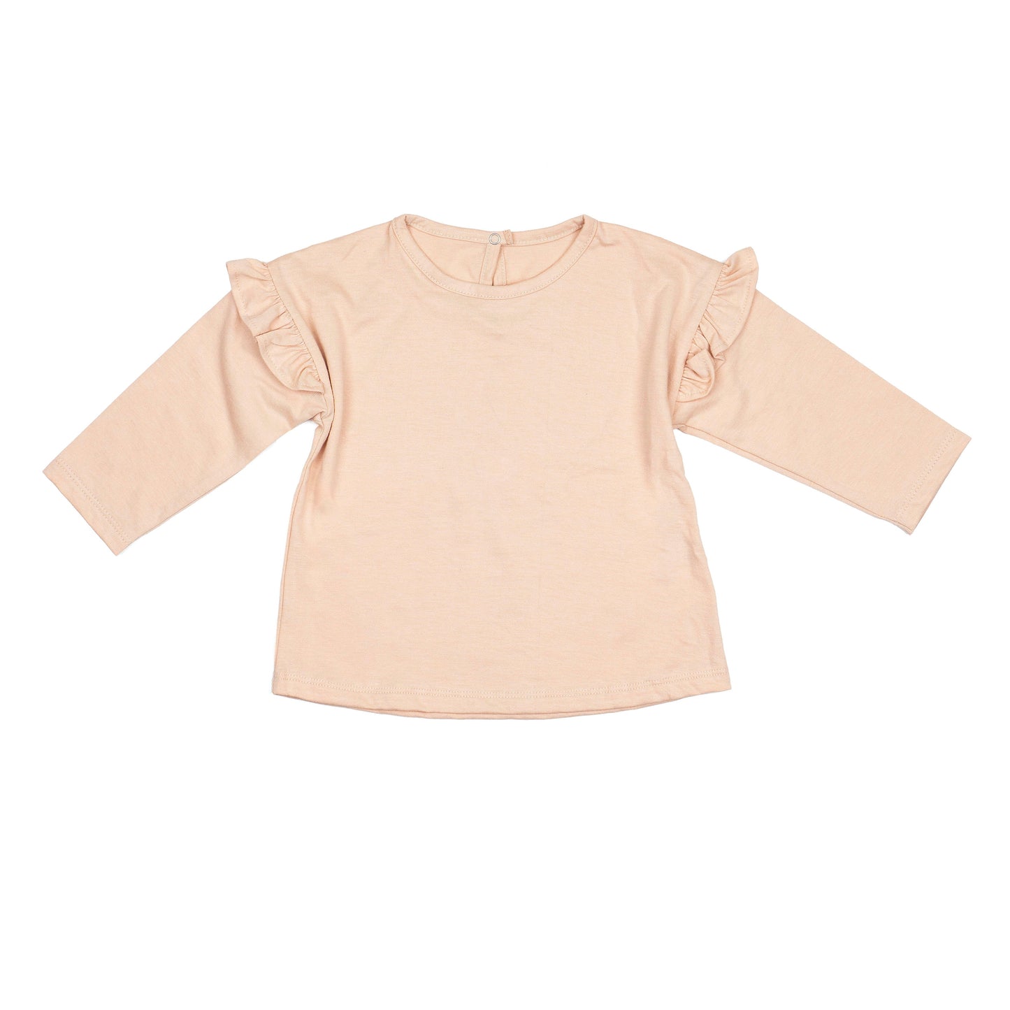 Ruffle Everyday Top - Desert Rose