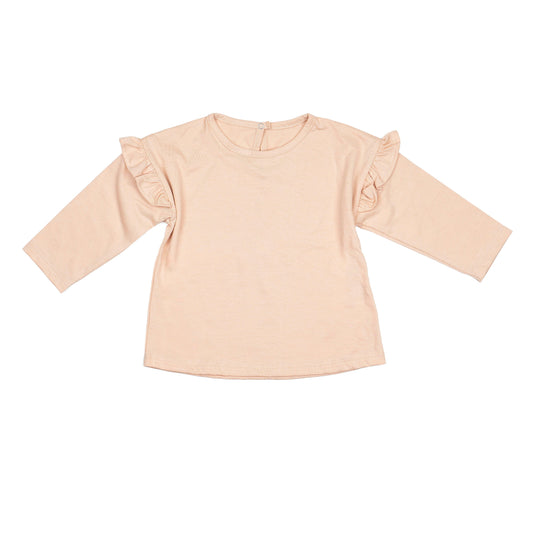 Ruffle Everyday Top - Desert Rose