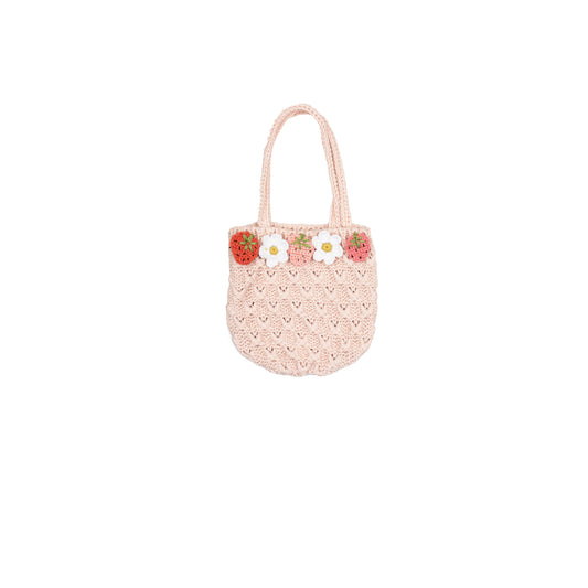 Crochet Purse- Strawberry Daisy