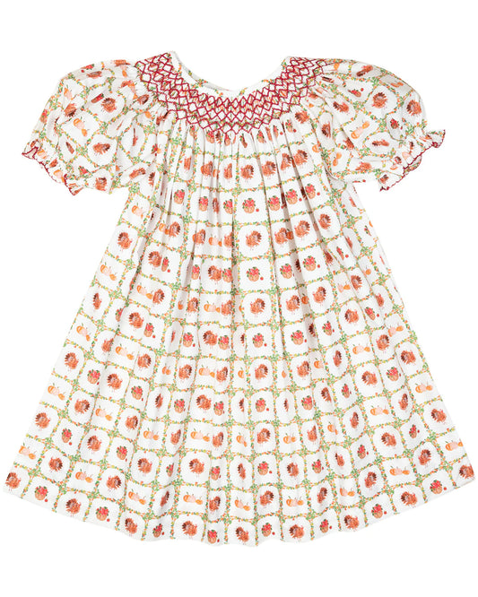 turkey time tartan dress