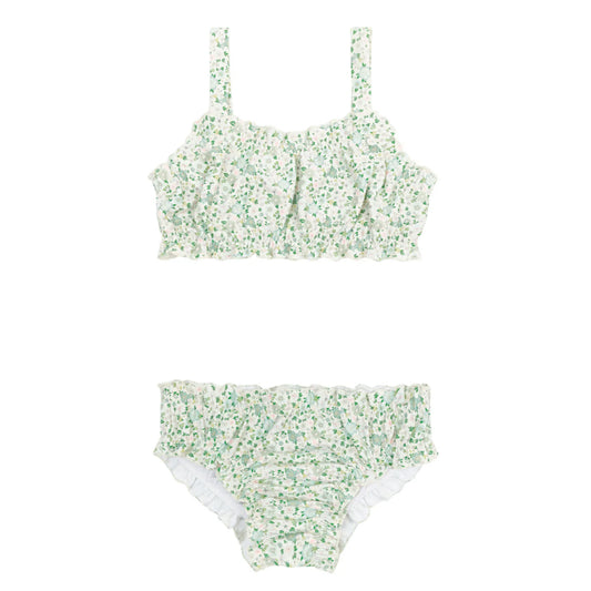 girls sea marsh floral ruffle bikini