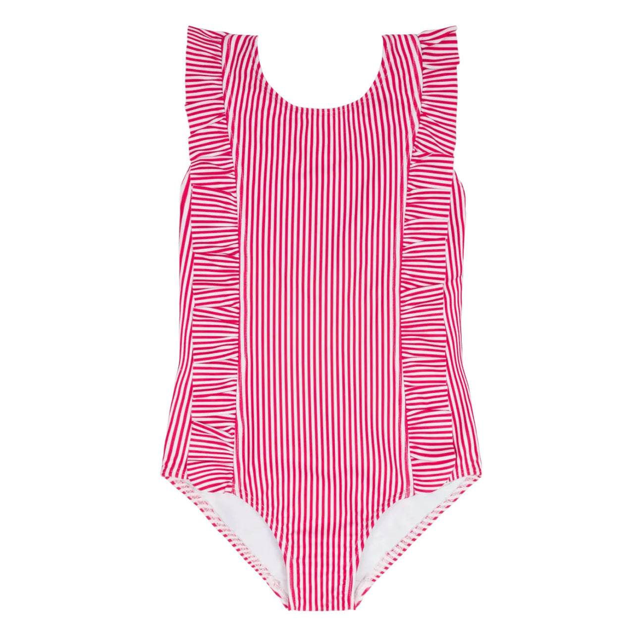 girls gondola stripe ruffle one piece