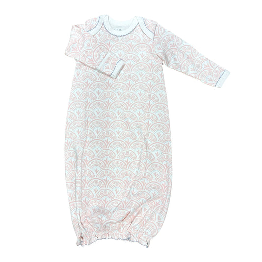 Gown- Pink Scallop