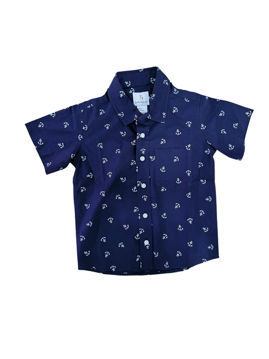 Anchors Away Button Down - Maddie & Connor