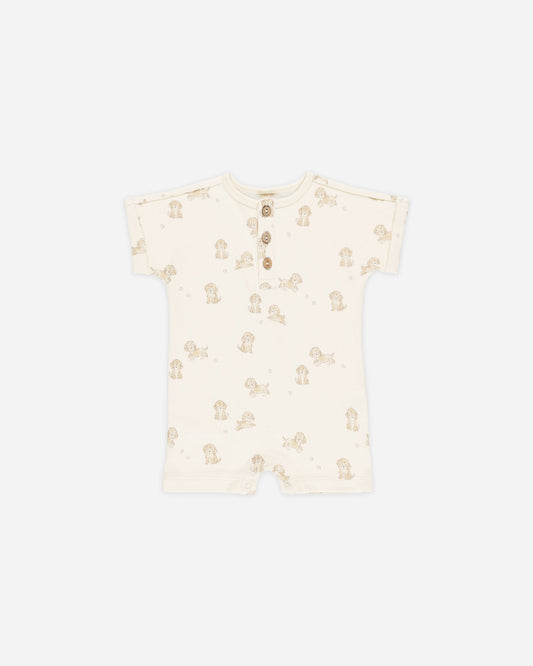 Short Sleeve One Piece Puppies