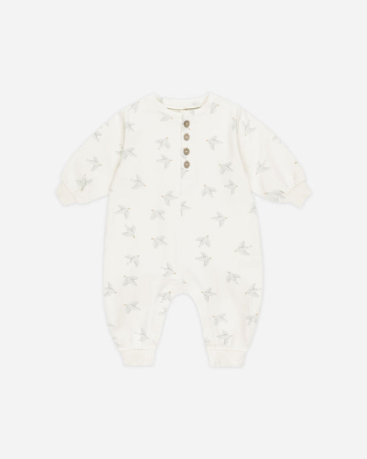 Relaxed Jumpsuit Birds- Quincy Mae