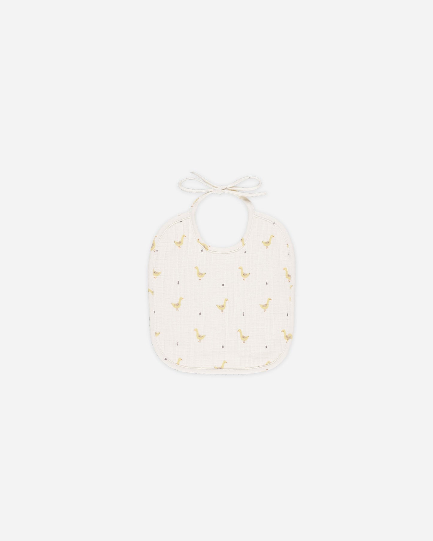Woven Tie Bib- Geese- Quincy Mae