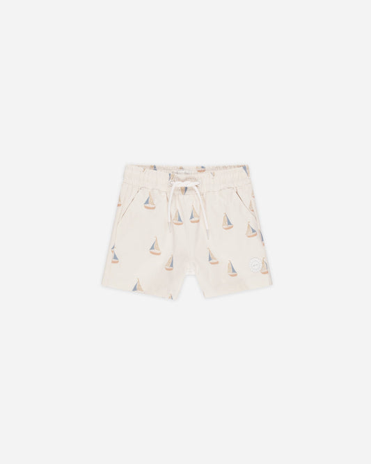 Swim Trunk- Sailboat - Rylee + Cru