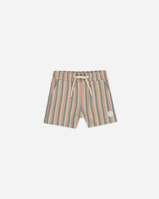 Swim Trunk- Multistripe - Rylee + Cru