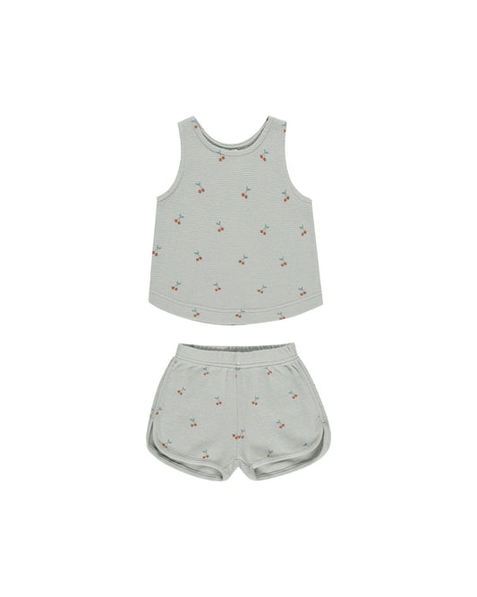Sea Foam Kaycee Set in Cherries by Rylee + Cru