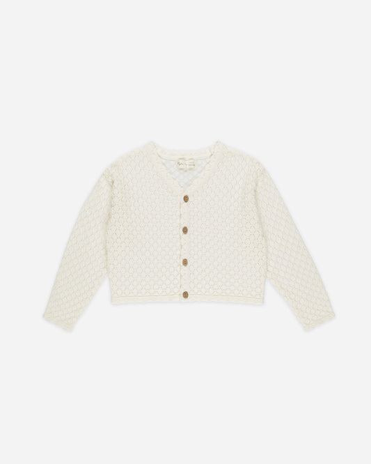 Ella Cardigan Ivory- Rylee + Cru