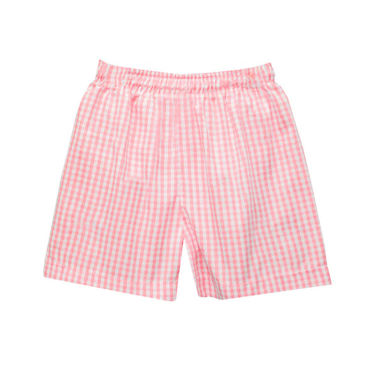 Santa Leo Pants- Red Medium Check