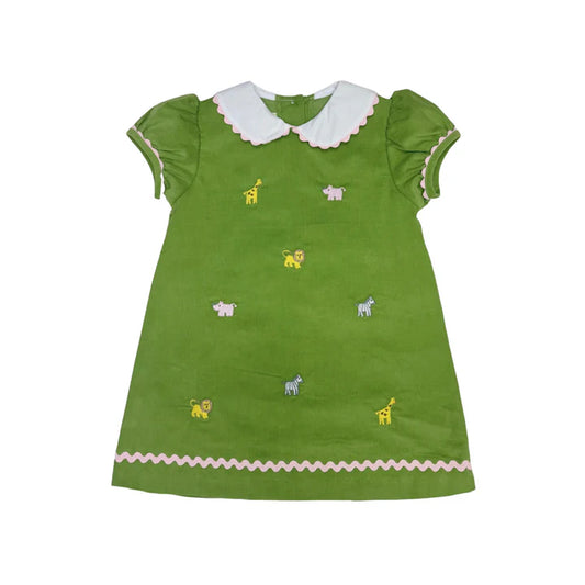 Safari Louisa Dress- Sage Green Cord