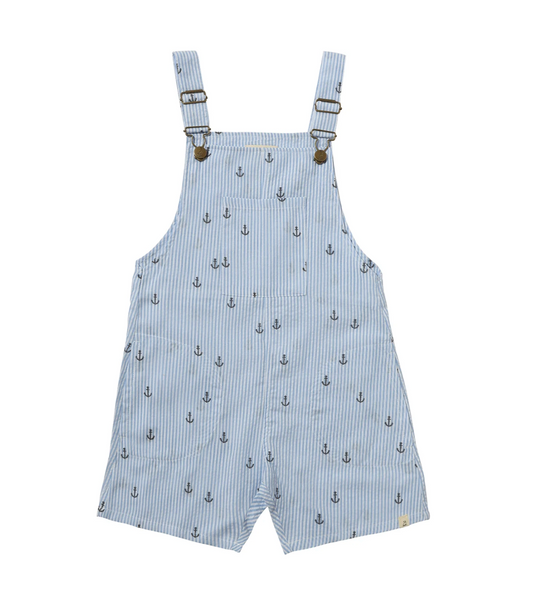 Galleon Woven Buckle Overalls - Me & Henry