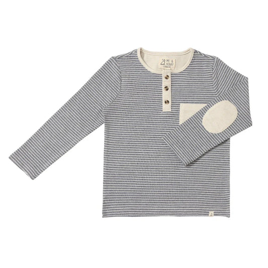 Linden henley- grey/white