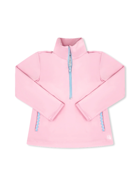 Heather Half Zip - Cotton Candy Pink, Cotton Candy Blue - Lullaby Set