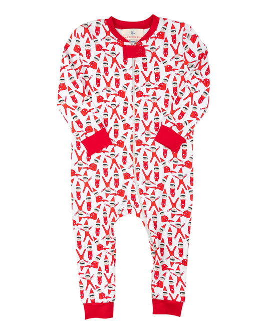 Shelf Elf Zip-Up Pajamas