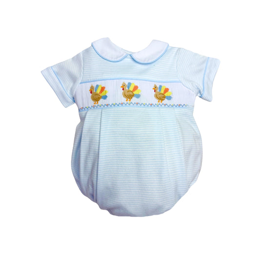 Turkey Brandon Bubble- Lt Blue Bitty Knit