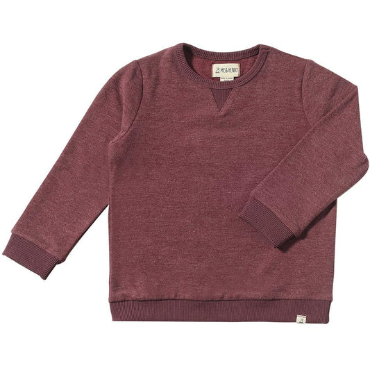 Tarquin Sweatshirt-Burgundy Cosy