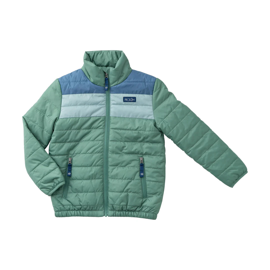 Boys Colorblock Puffer Jacket- Prodoh