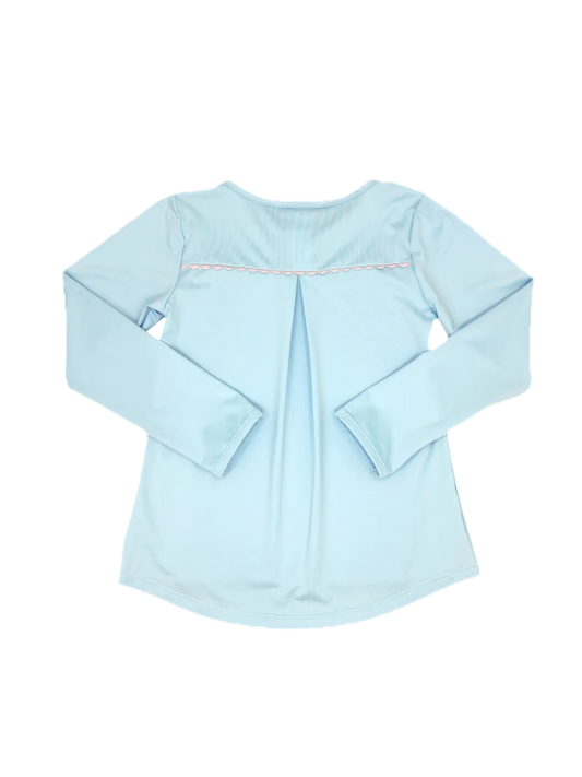 Taylor T Long Sleeve - Cotton Candy Blue, Cotton Candy Pink- Lullaby Set