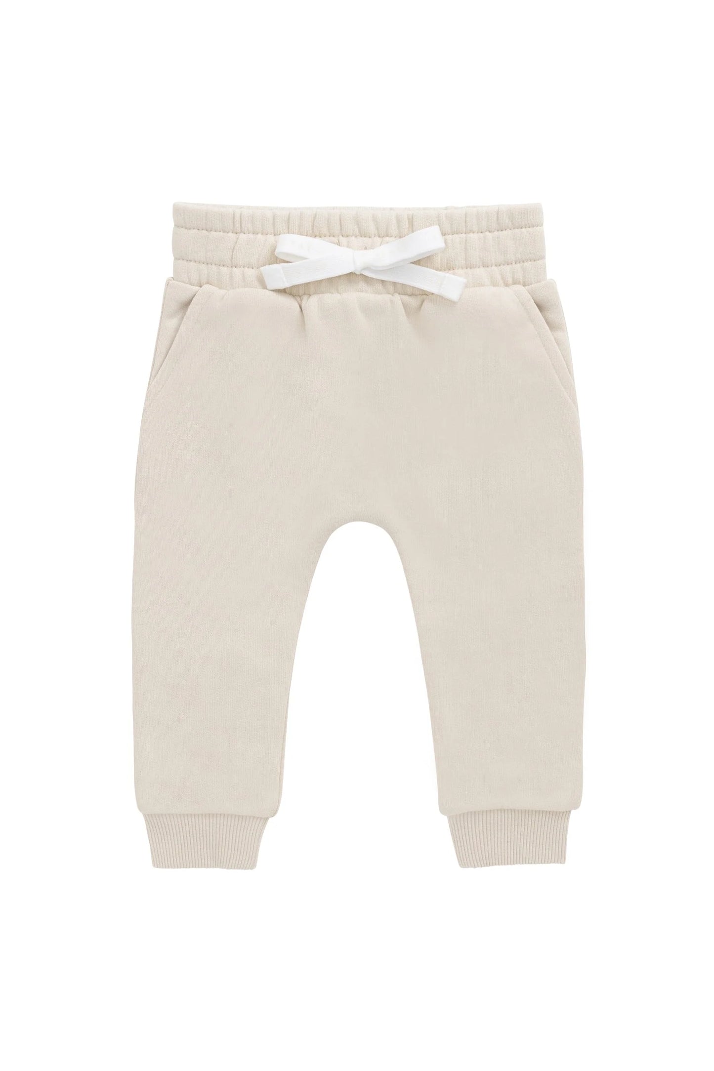 Organic Cotton Flynn Track Pant - Oat- Jamie Kay