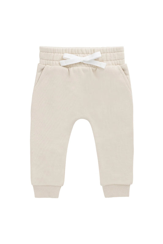 Organic Cotton Flynn Track Pant - Oat- Jamie Kay