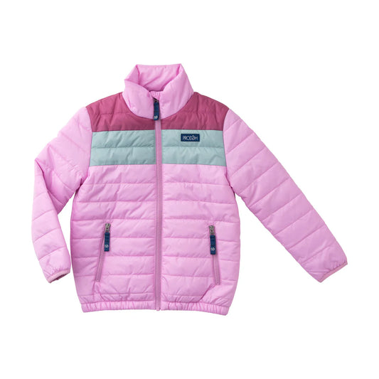 Girls Colorblock Puffer Jacket- Prodoh