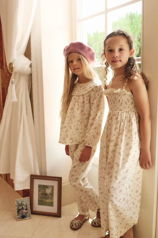 Organic Cotton Arabella Jumpsuit - Bianca Antique