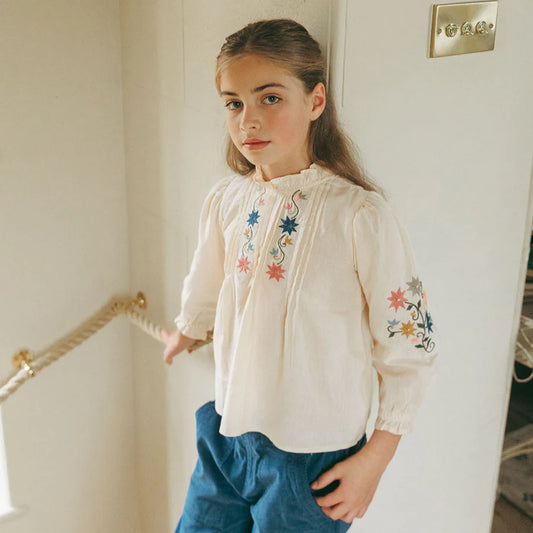 Lali Luna Top in Ivory