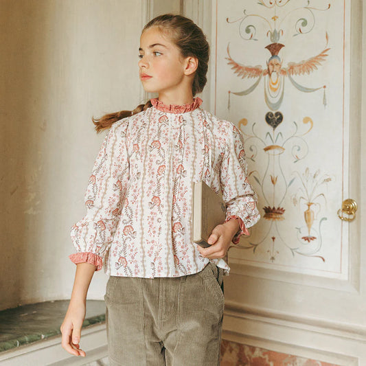 Lali Luna Top in Fall Vine Print