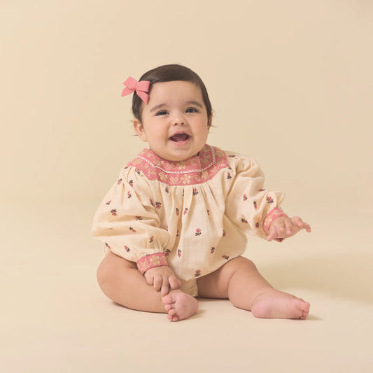 Lali Little Adelle Romper in Petite Flower Embroidery