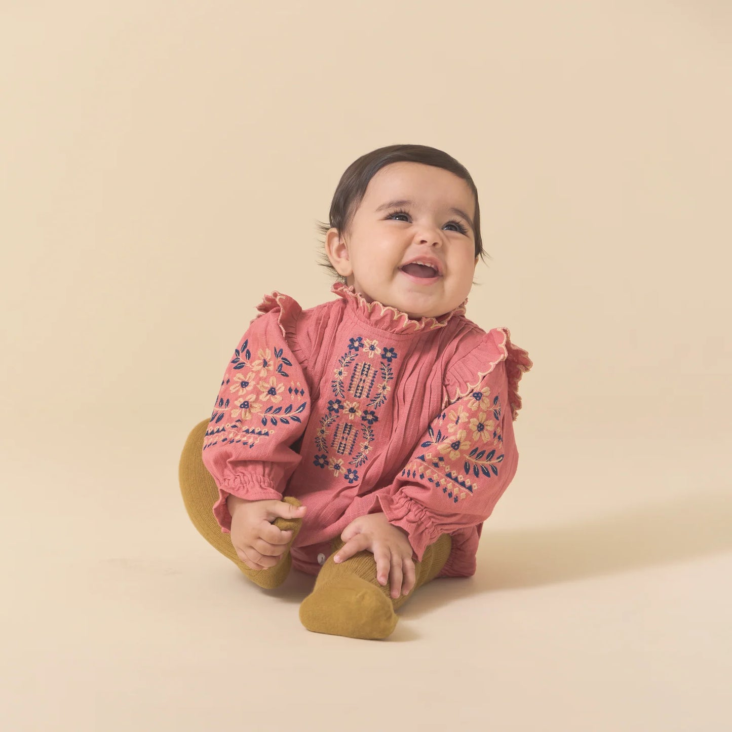 Lali Little Marie Romper in Dusty Cedar