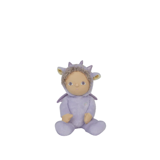 Dinky Dinkum Doll Duffy Dragon- Lavender