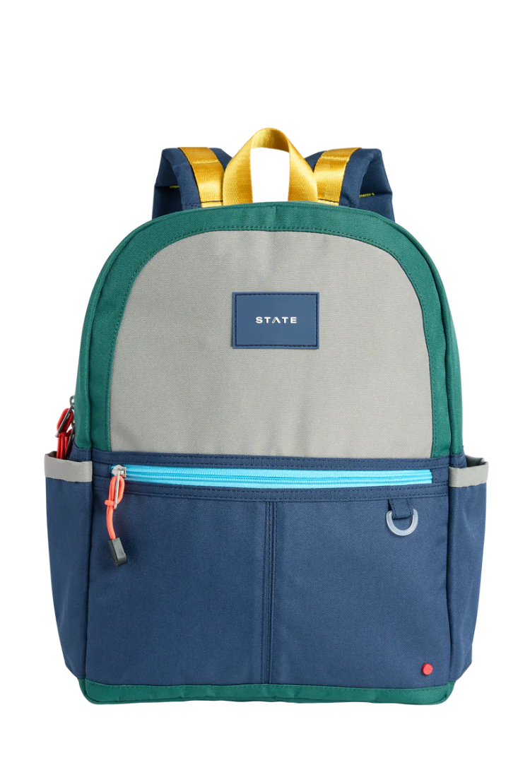 Kane Navy & Green Backpack