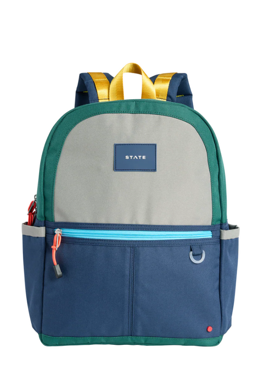 Kane Navy & Green Backpack