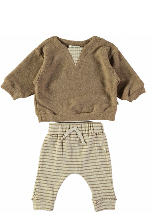 Brown Stripe Set - Petit Indi