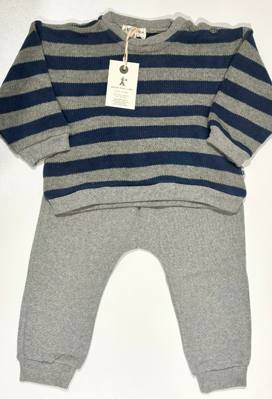 Navy Stripes Set - Petit Indi