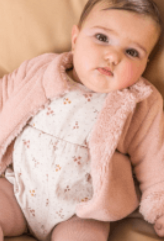 Pink Fur Jacket - Petit Indi