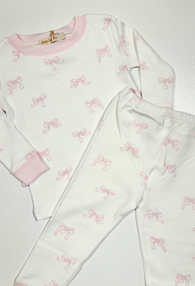 Pretty Bows PJ Set - Baby Club Chic