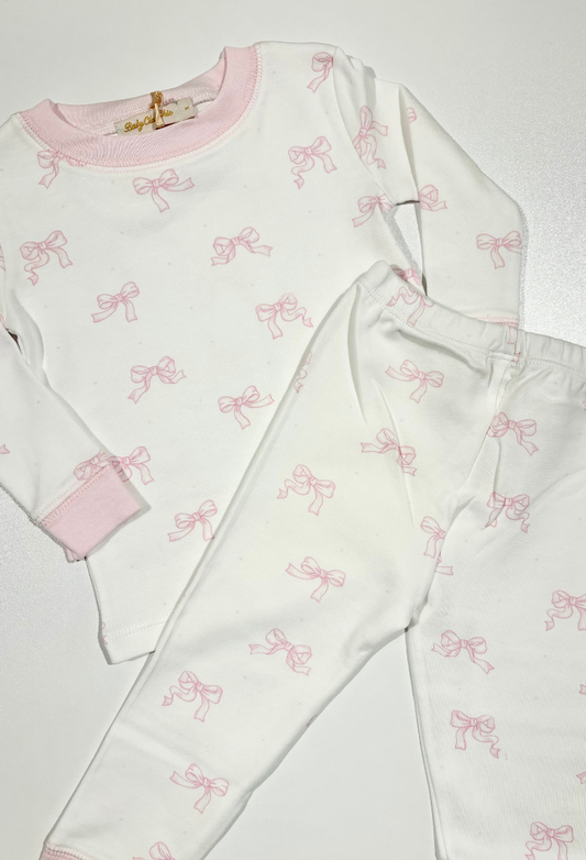 Pretty Bows PJ Set - Baby Club Chic