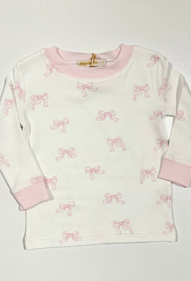 Pretty Bows PJ Set - Baby Club Chic