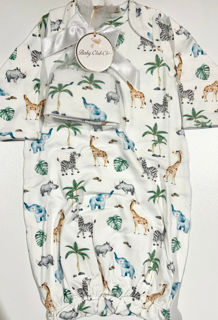 Jungle Gown & Hat - Baby Club Chic