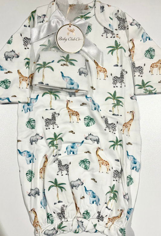 Jungle Gown & Hat - Baby Club Chic