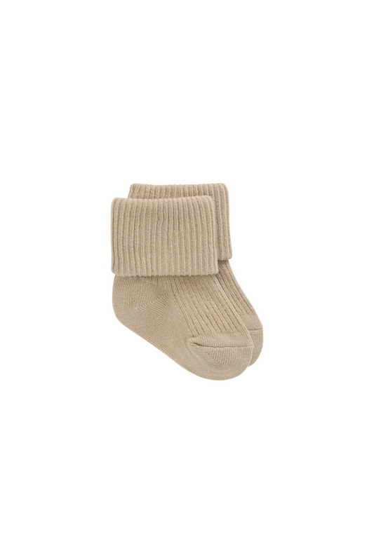 Classic Rib Sock | Hay - Jamie Kay