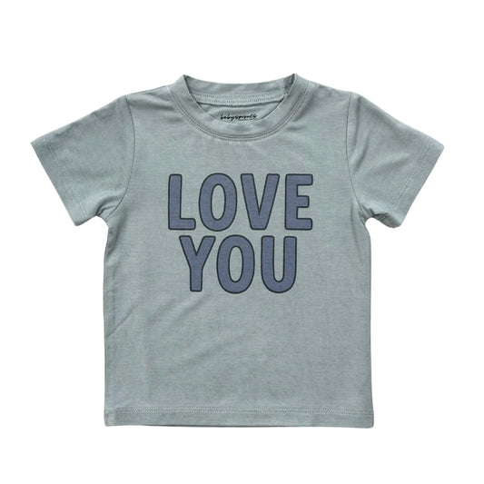 Boys Short Sleeve Shirt Love You